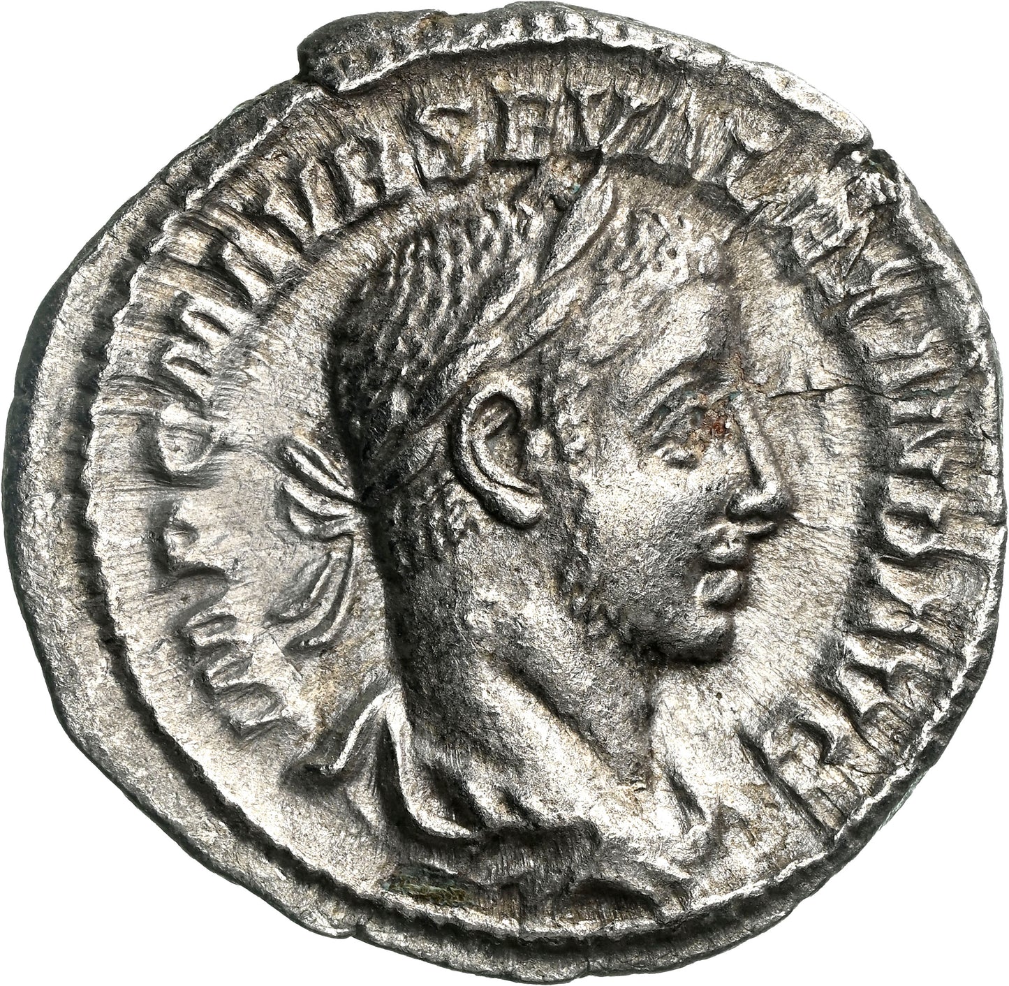 Roman Empire - Severus Alexander - Silver Denarius - NGC Ch XF - RIC:133