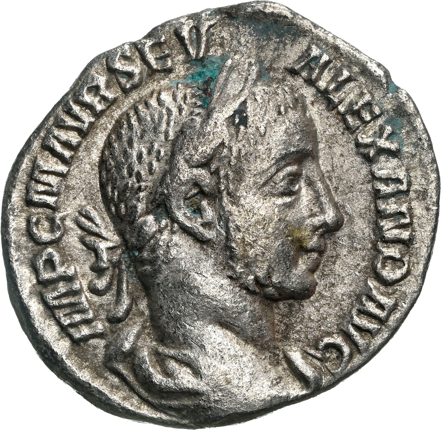 Roman Empire - Severus Alexander - Silver Denarius - NGC Ch VF - RIC:67