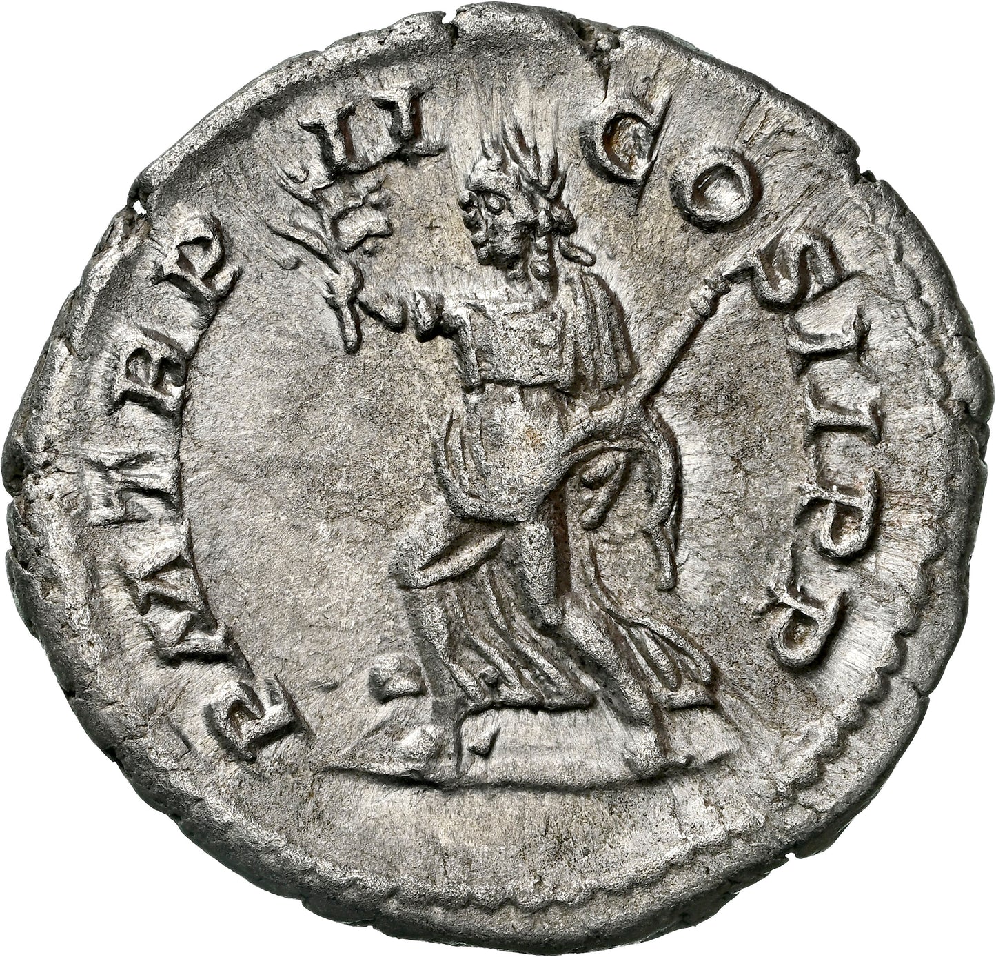 Roman Empire - Elagabalus - Silver Denarius - NGC XF - RIC:21