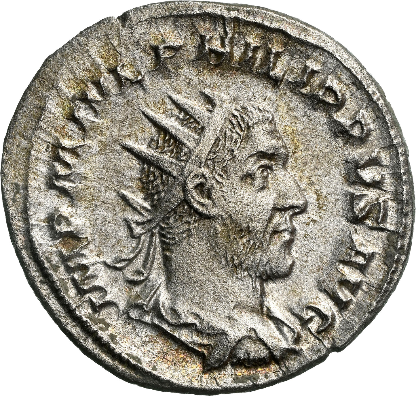 Roman Empire - Philip I - Silver Double-Denarius - NGC AU - RIC:3