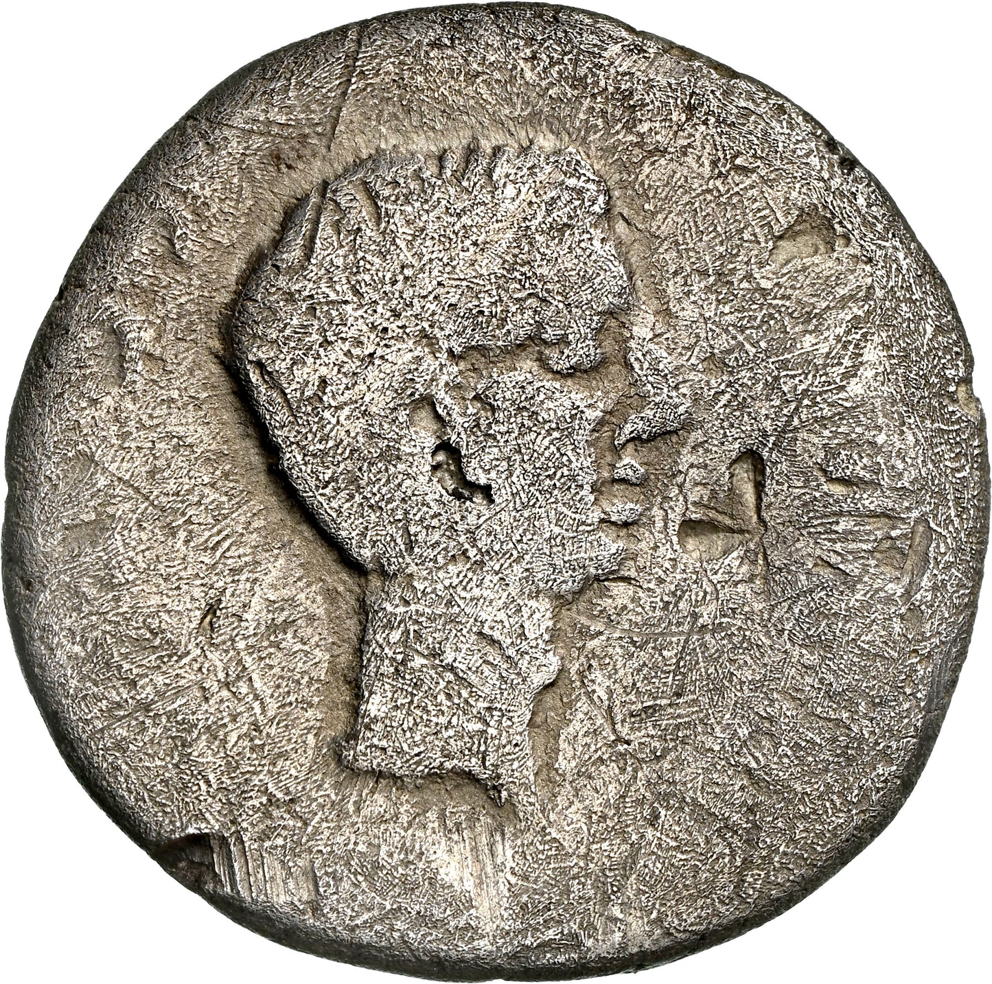 Roman Imperatorial - Octavian (Augustus) - Silver Denarius - NGC VG - Crawf. 523/1b