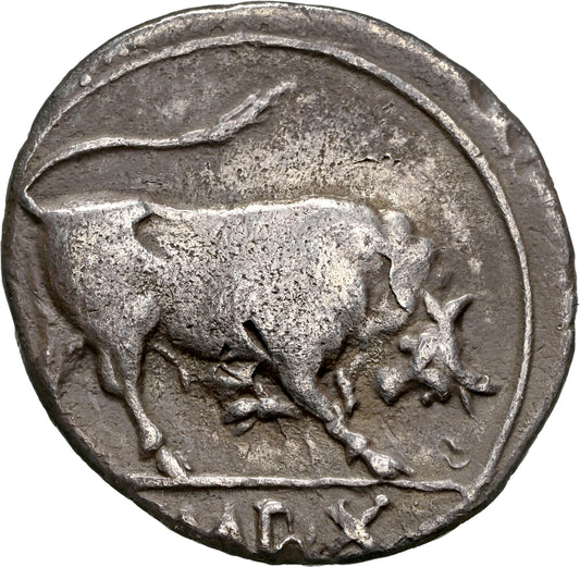 Roman Empire - Augustus - Silver Denarius - NGC VF - RIC:167a