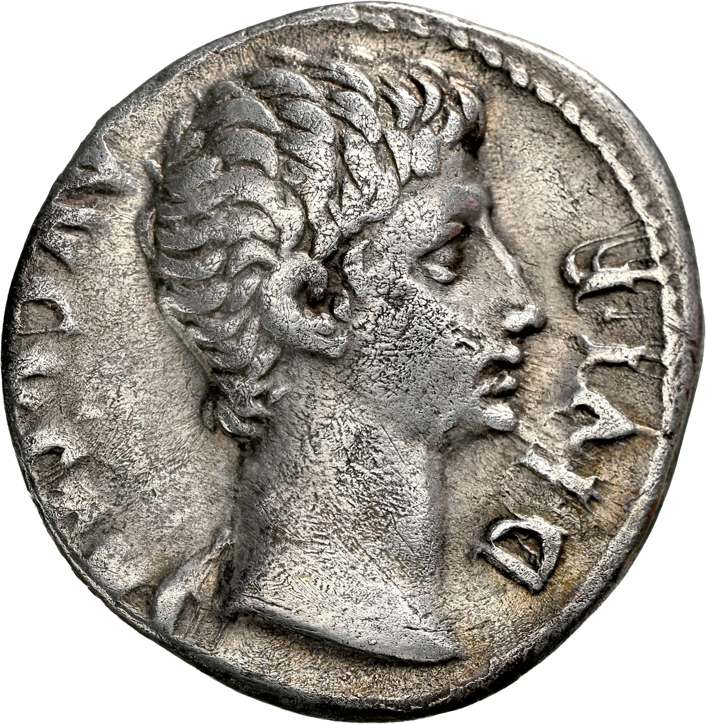 Roman Empire - Augustus - Silver Denarius - NGC VF - RIC:171a