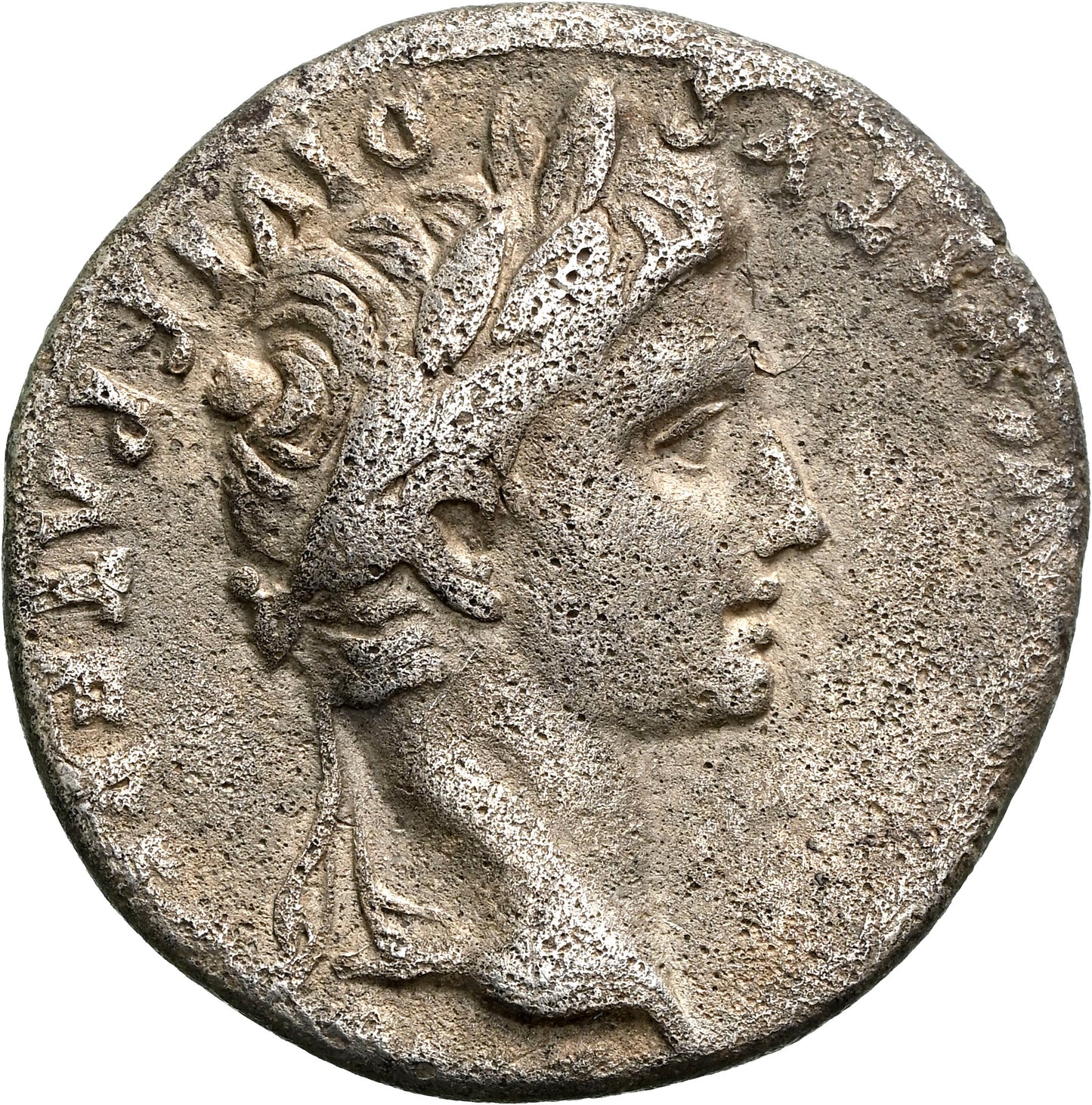 Roman Empire - Augustus - Silver Denarius - NGC Ch F - RIC:207