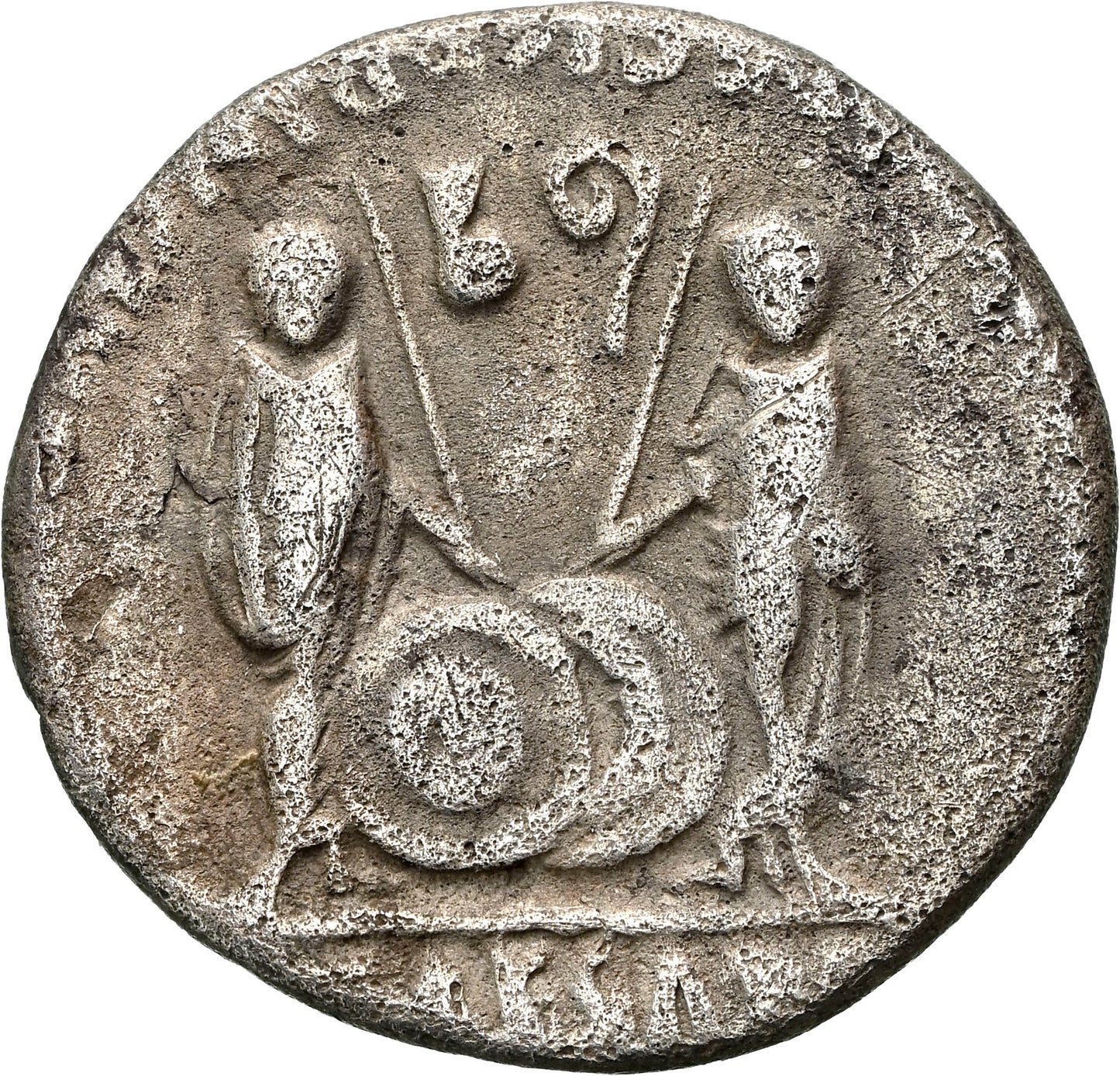 Roman Empire - Augustus - Silver Denarius - NGC Ch F - RIC:207