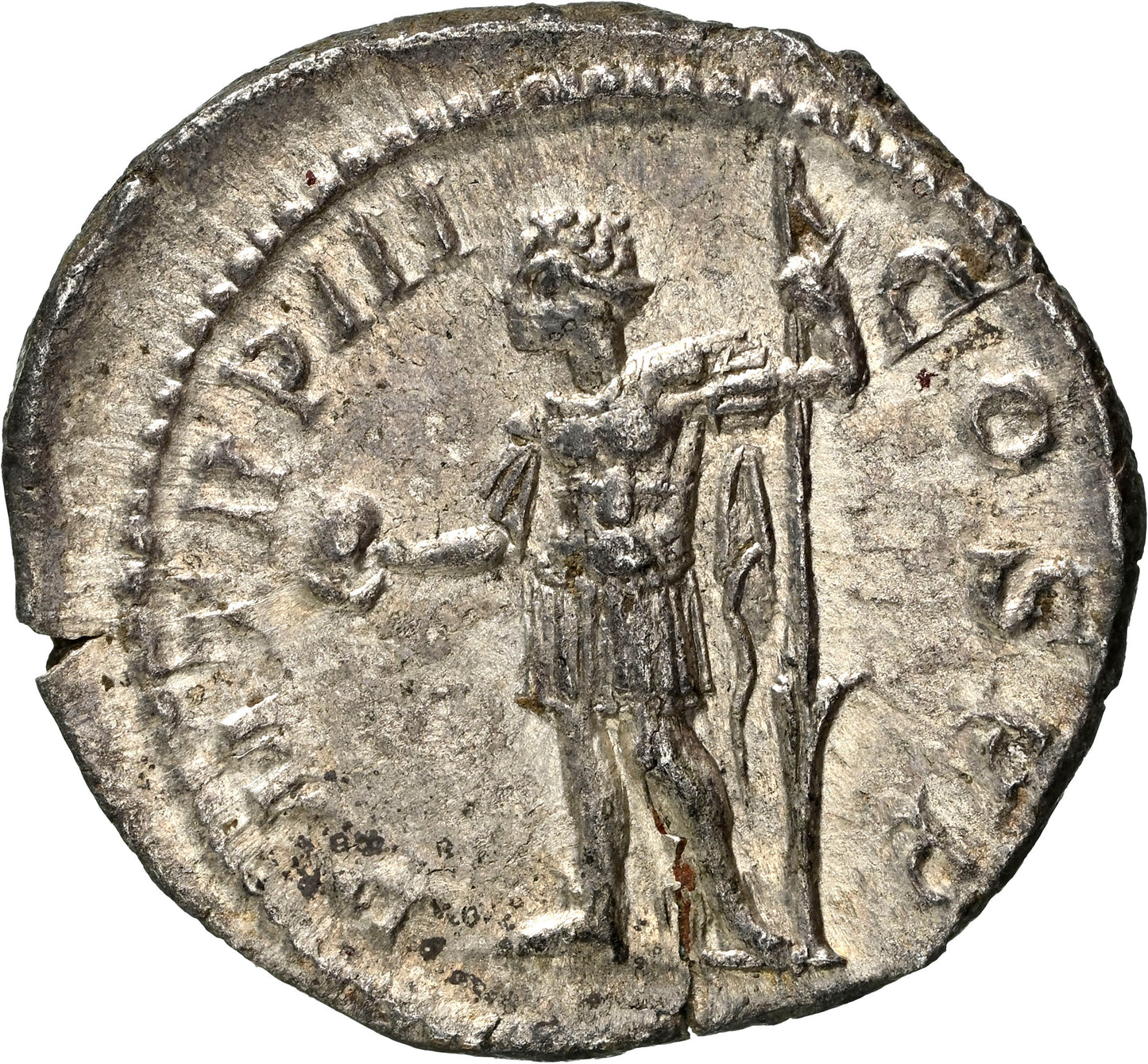 Roman Empire - Severus Alexander - Silver Denarius - NGC MS - RIC:44