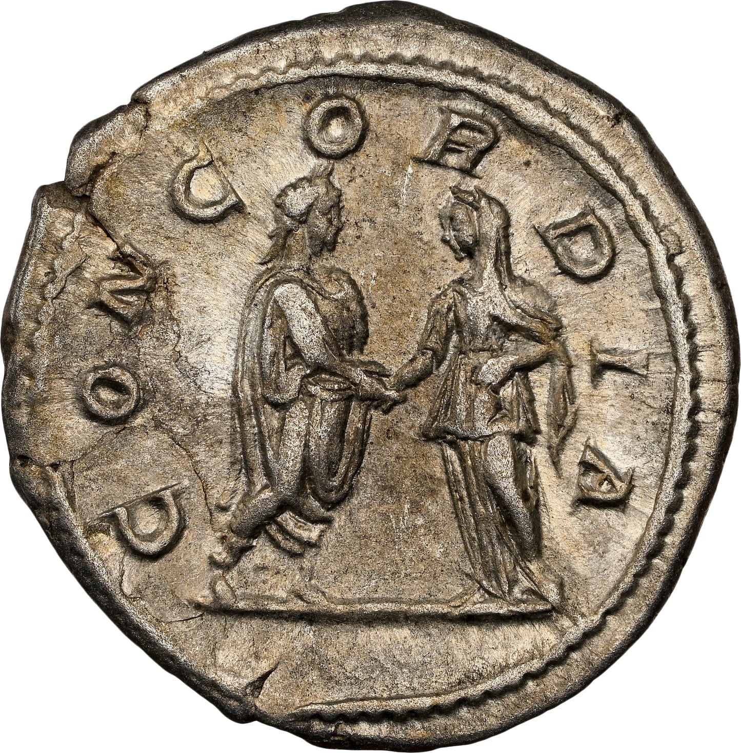 Roman Empire - Julia Paula - Silver Denarius - NGC Ch VF