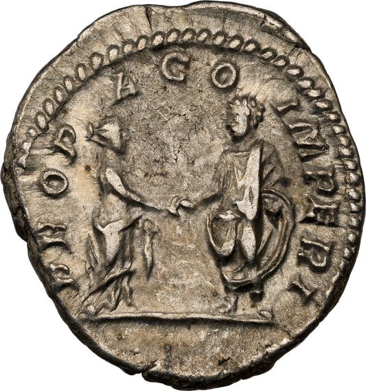 Roman Empire - Plautilla - Silver Denarius - NGCCh VF