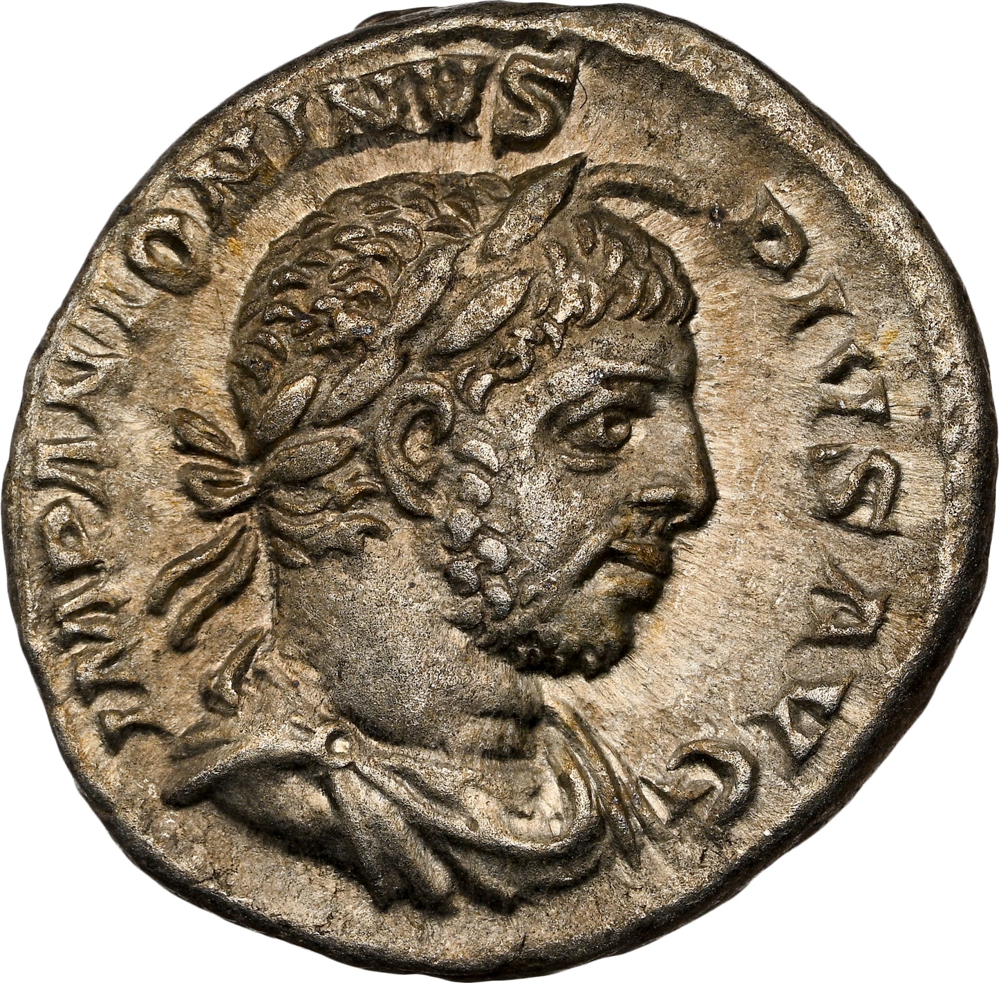 Roman Empire - Elagabalus - Silver Denarius - NGC XF