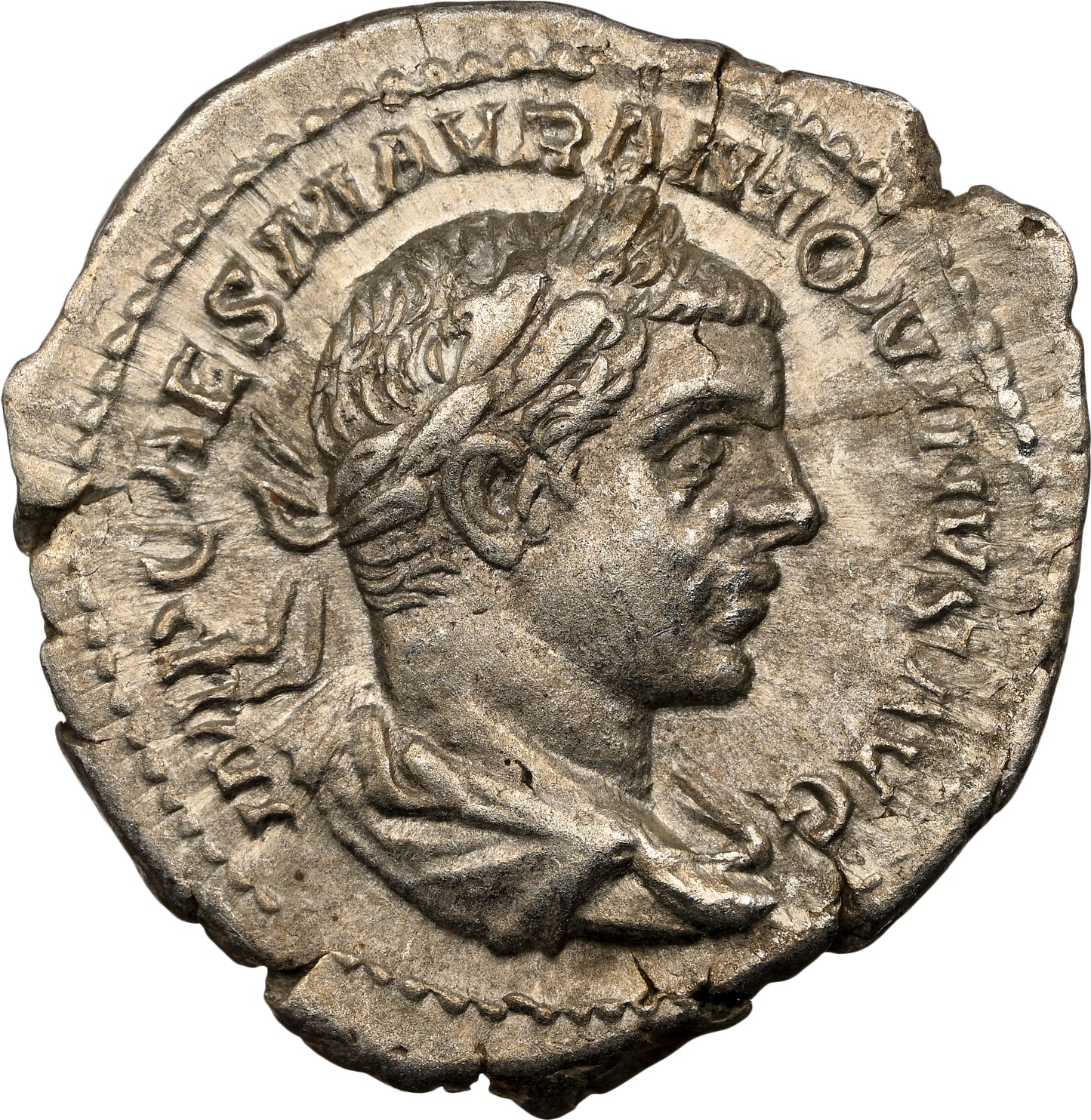 Roman Empire - Elagabalus - Silver Denarius - NGC XF