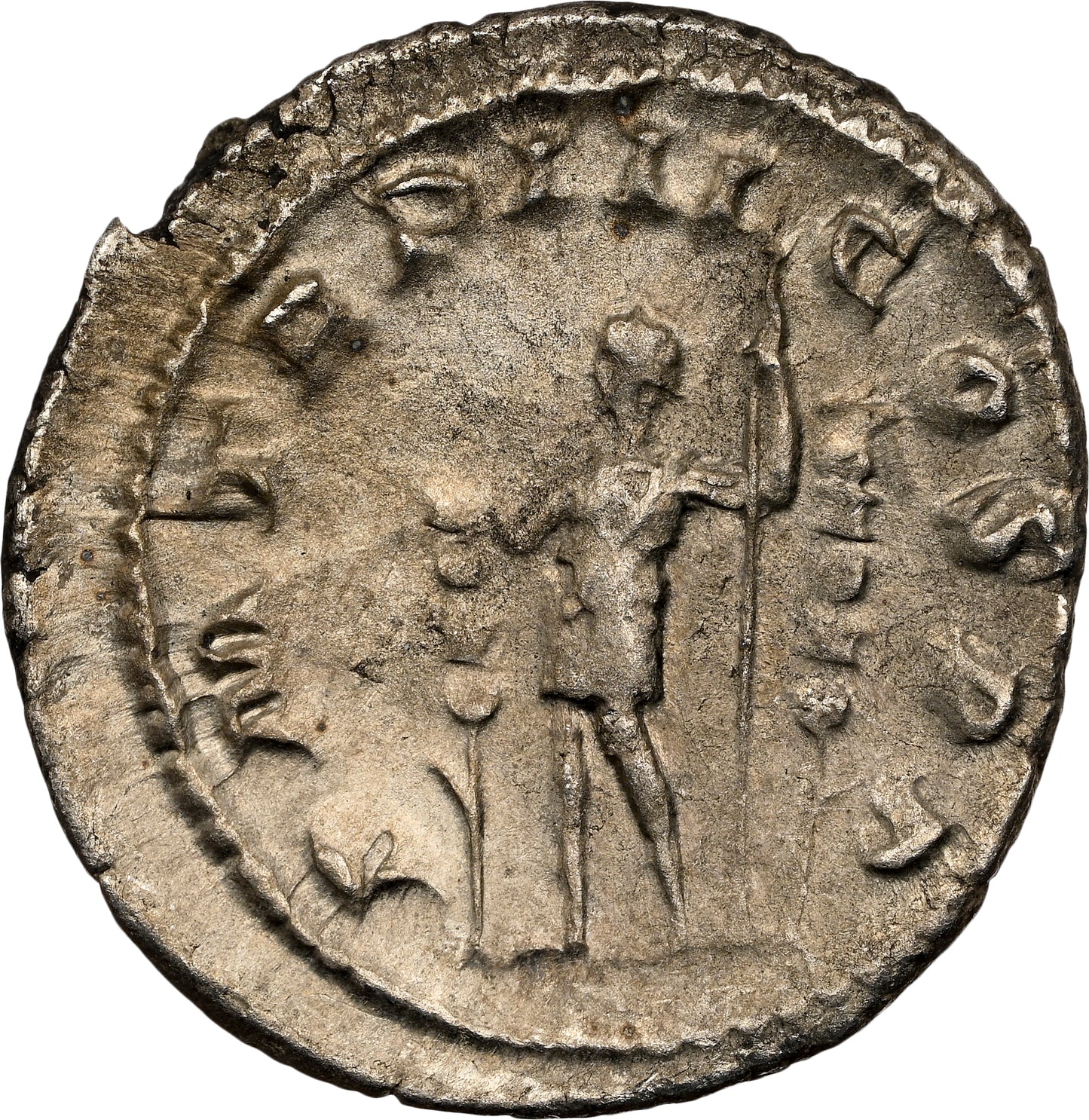 Roman Empire - Maximinus I - Silver Denarius - NGC XF