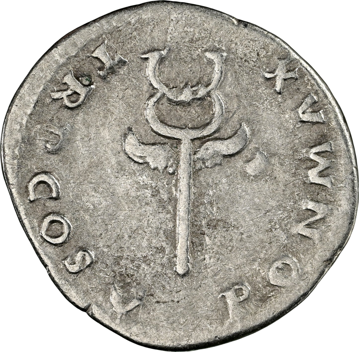 Roman Empire - Vespasian - Silver Denarius - NGC Ch F