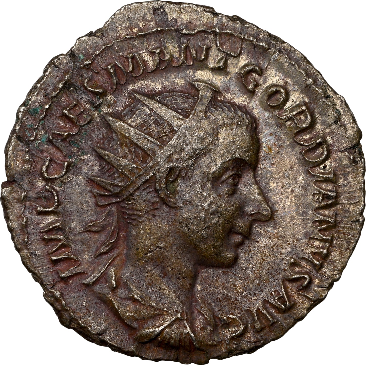 Roman Empire - Gordian III - Silver Double-Denarius - NGC AU