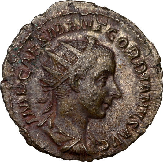 Roman Empire - Gordian III - Silver Double-Denarius - NGC AU