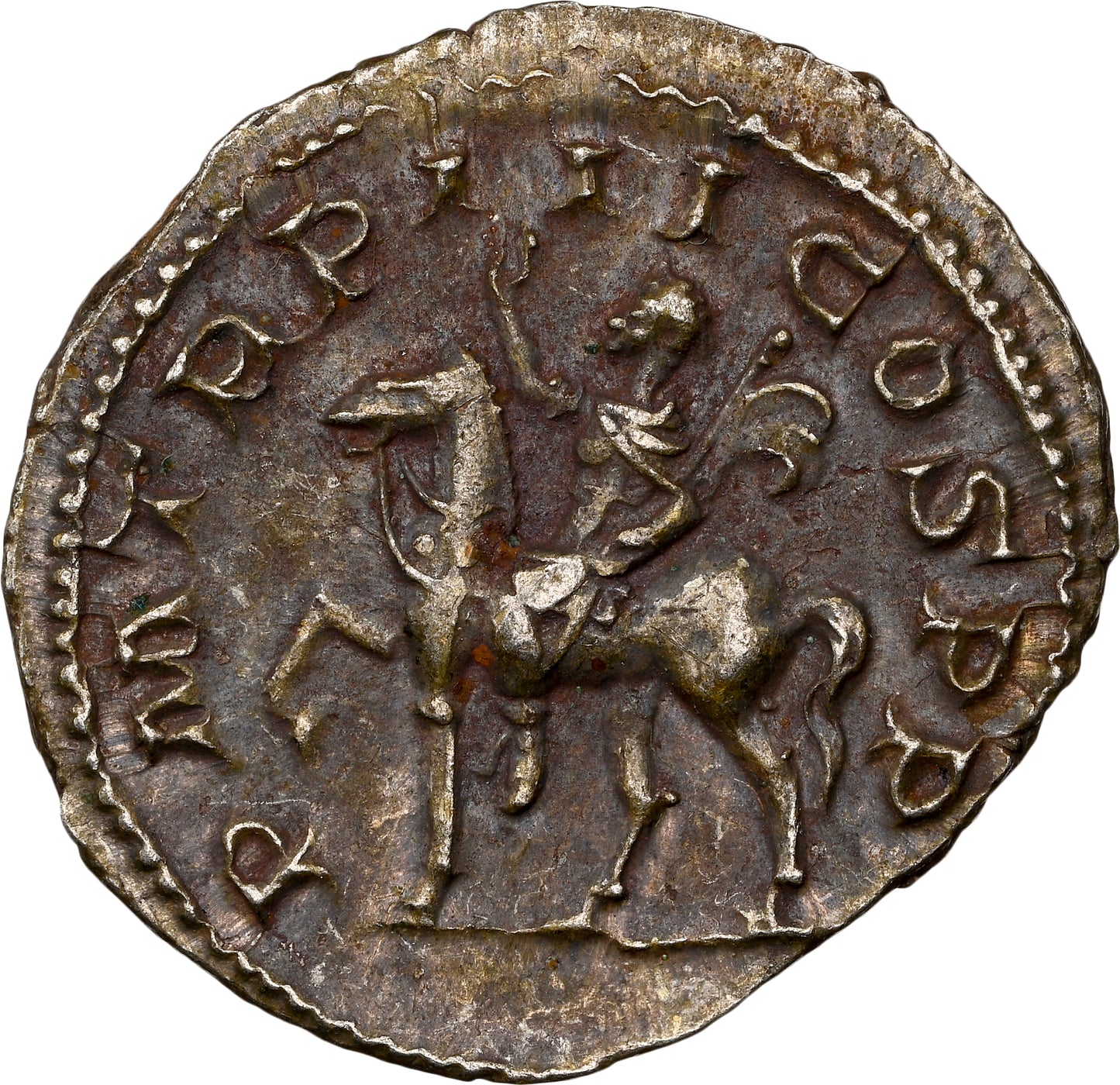 Roman Empire - Gordian III - Silver Denarius - NGC AU