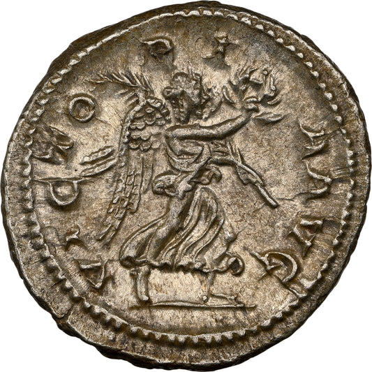 Roman Empire - Maximinus I - Silver Denarius - NGC XF