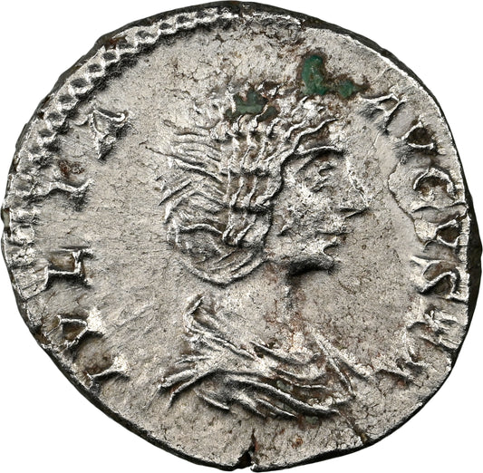Roman Empire - Julia Domna - Silver Denarius - NGC AU - RIC:562