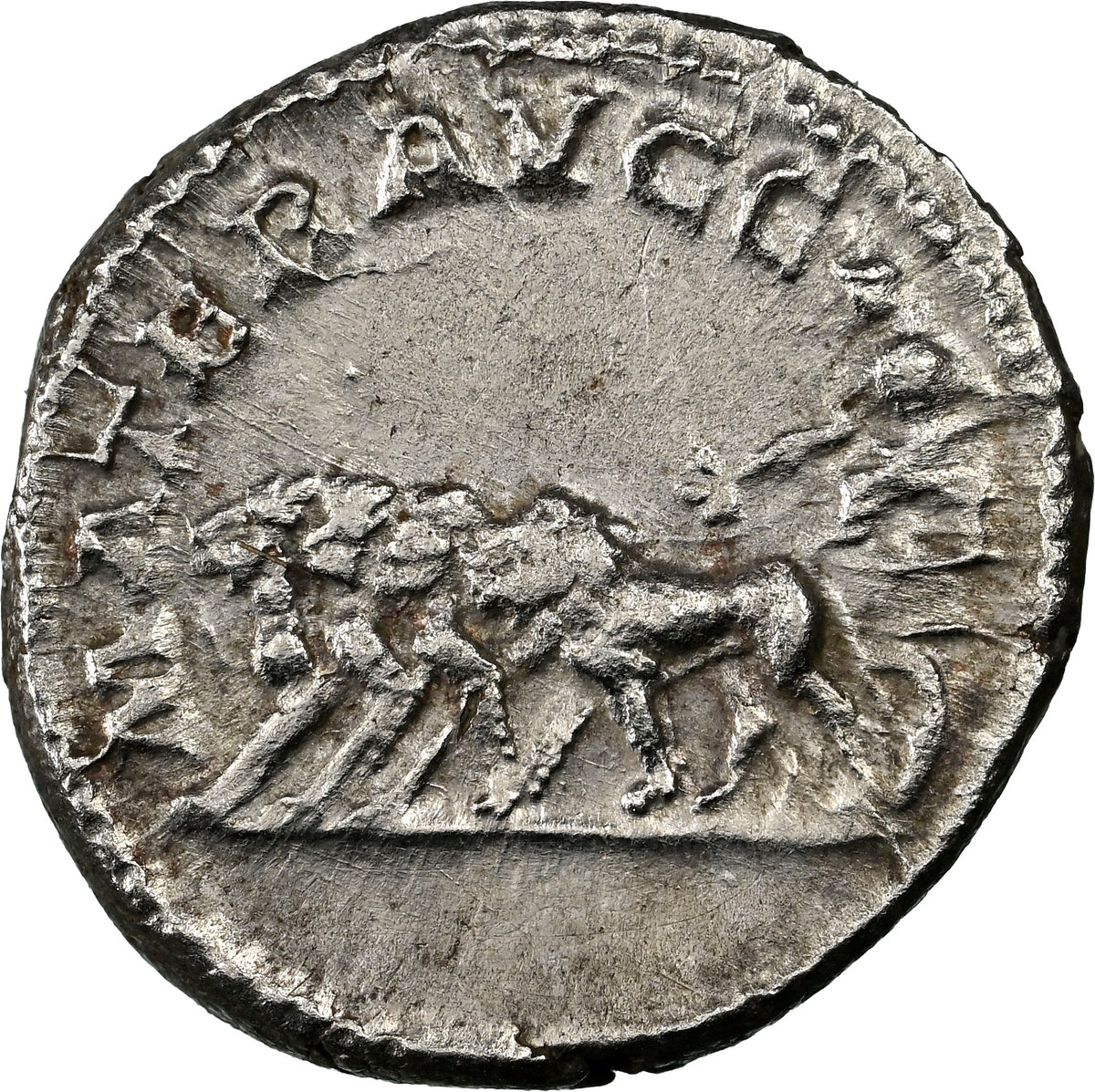 Roman Empire - Julia Domna - Silver Denarius - NGC AU - RIC:562