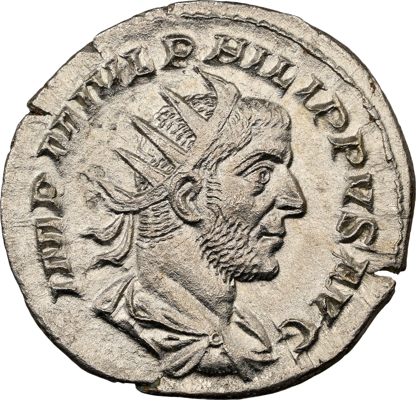 Roman Empire - Philip I - Silver Double-Denarius - NGC MS - RIC:27b