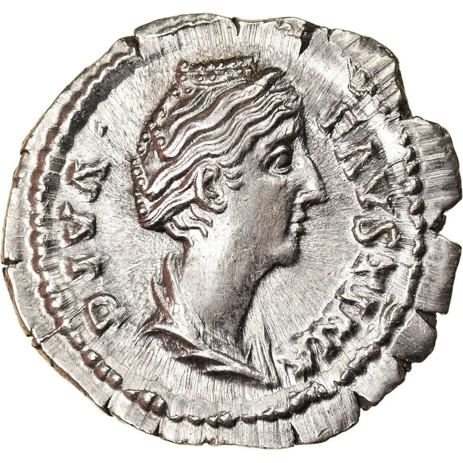 Roman Empire - Faustina I - Silver Denarius - NGC MS - RIC:358