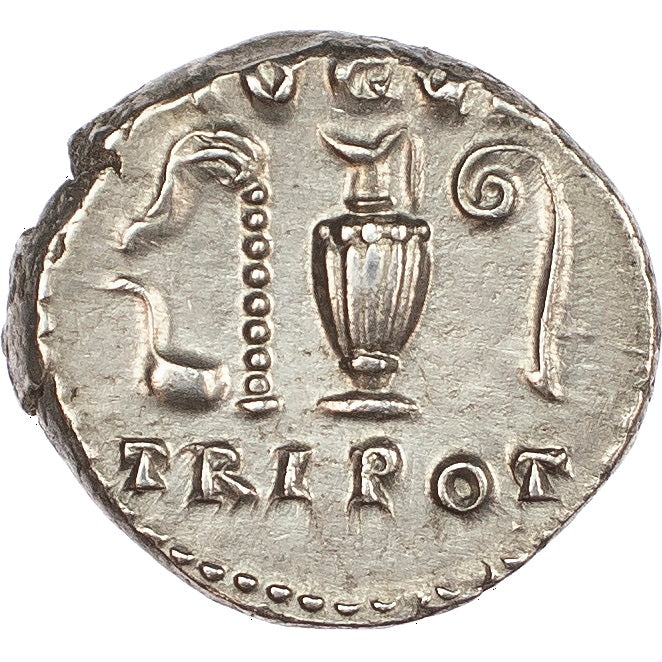 Roman Empire - Vespasian - Silver Denarius - NGC AU - RIC:356