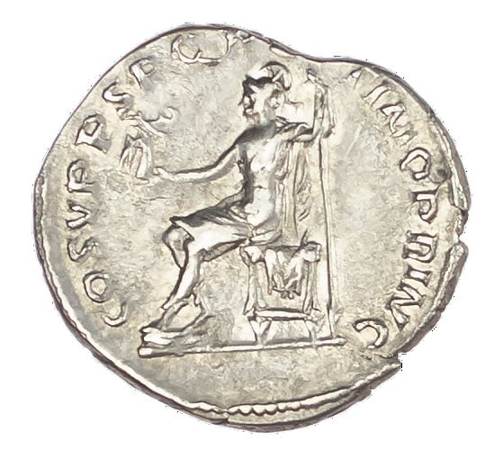 Roman Empire - Trajan - Silver Denarius - NGC Ch XF - RIC:116
