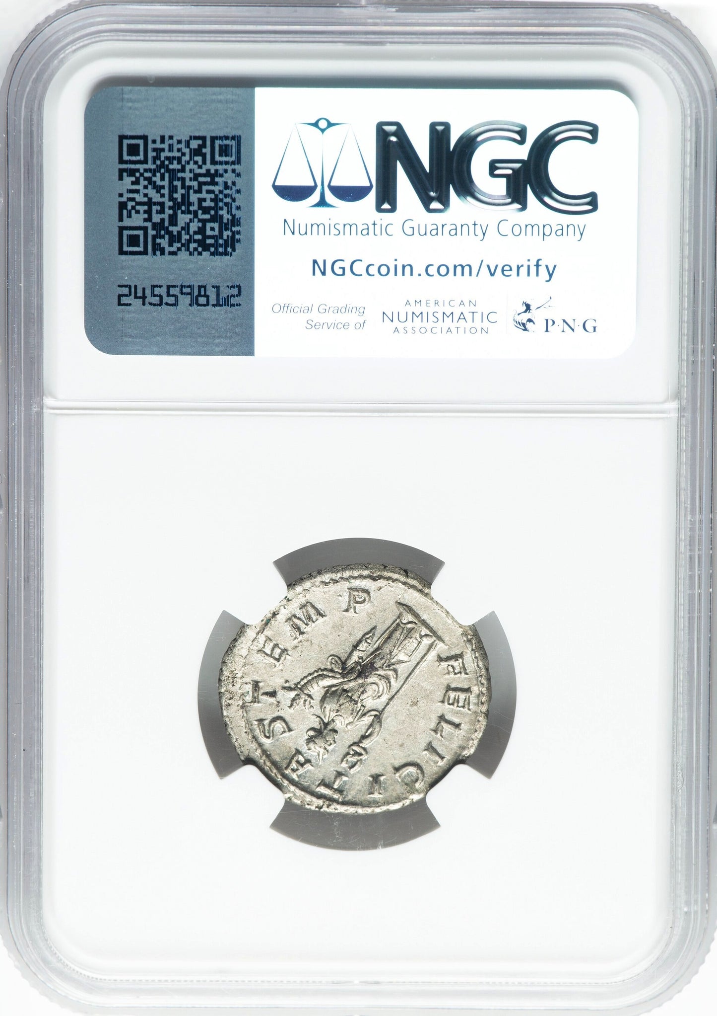 Roman Empire - Philip I - Silver Double-Denarius - NGC AU - RIC:31