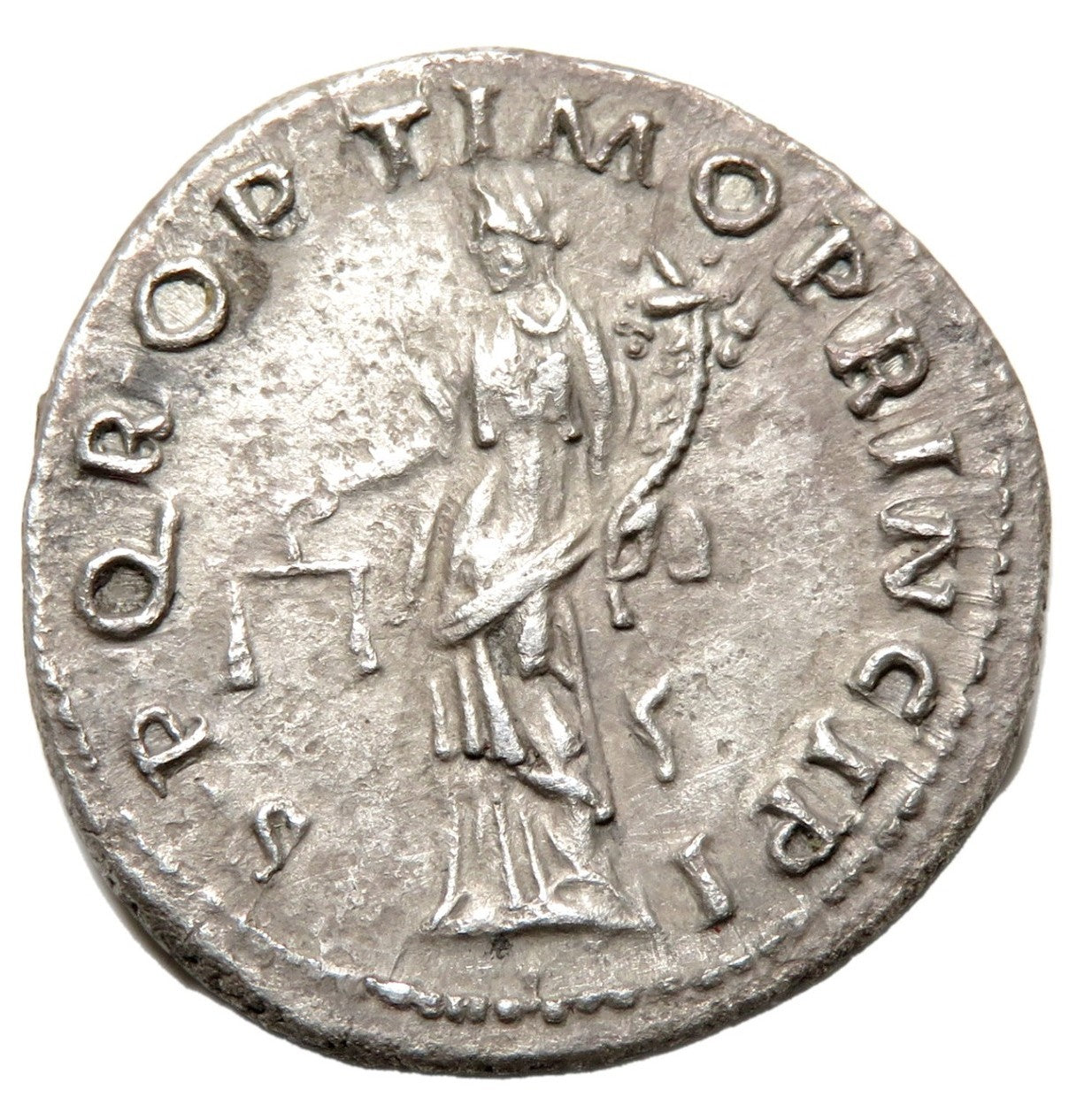 Roman Empire - Trajan - Silver Denarius - NGC Ch XF