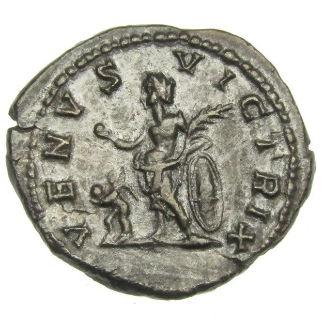 Roman Empire - Plautilla - Silver Denarius - NGC Ch XF - RIC:369