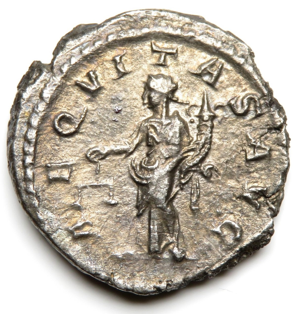 Roman Empire - Severus Alexander - Silver Denarius - NGC AU - Sear: 7856