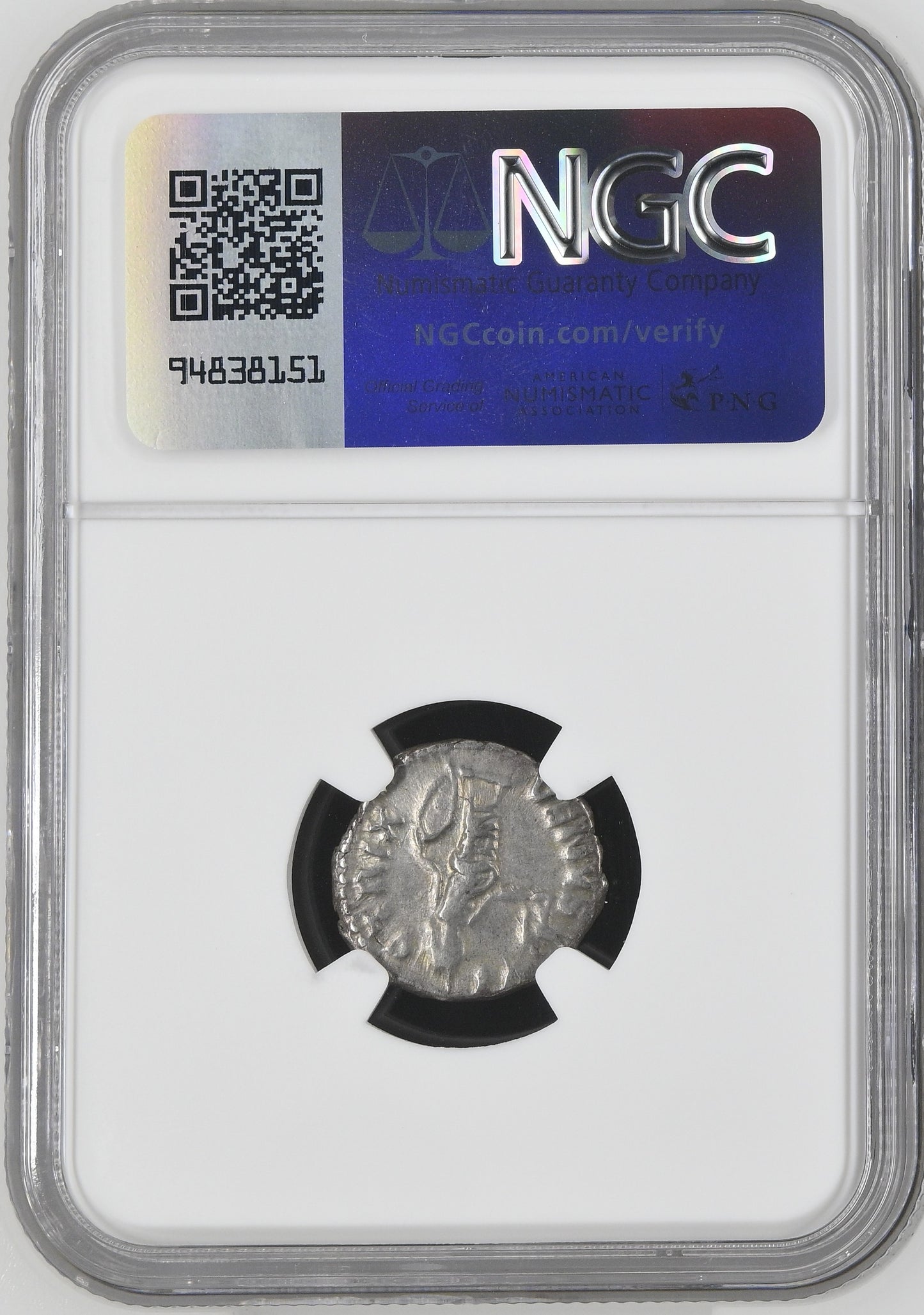 Roman Empire - Lucilla - Silver Denarius - NGC Ch VF - RIC:787