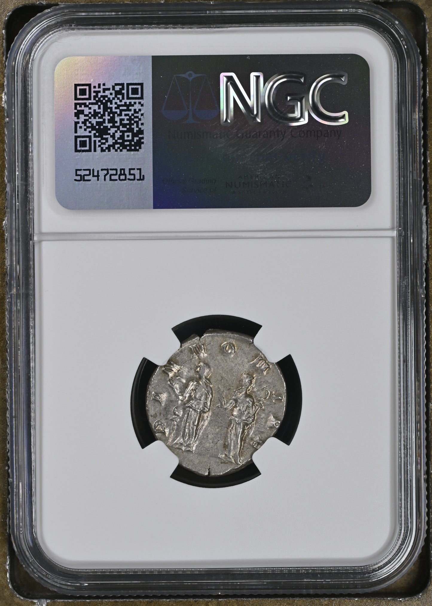 Roman Empire - Trajan Decius - Silver Double-Denarius - NGC AU - RIC:21b