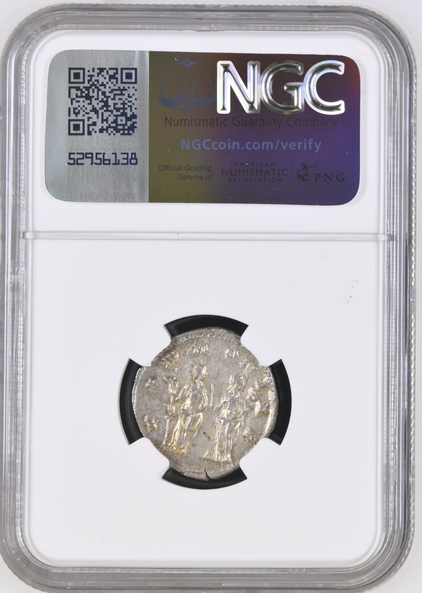 Roman Empire - Trajan Decius - Silver Double-Denarius - NGC AU - RIC:21b