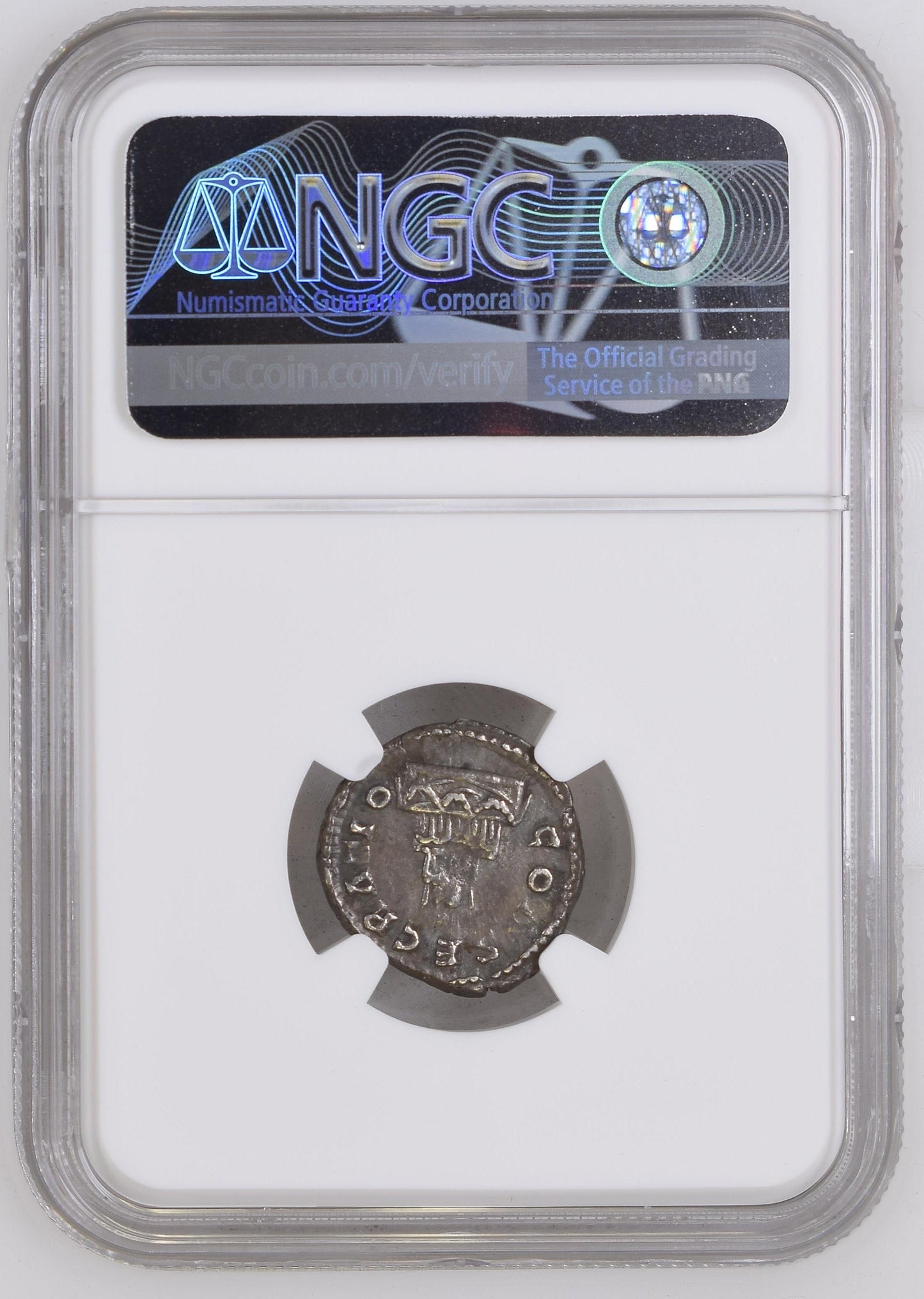 Roman Empire - Antoninus Pius - Silver Denarius - NGC Ch VF