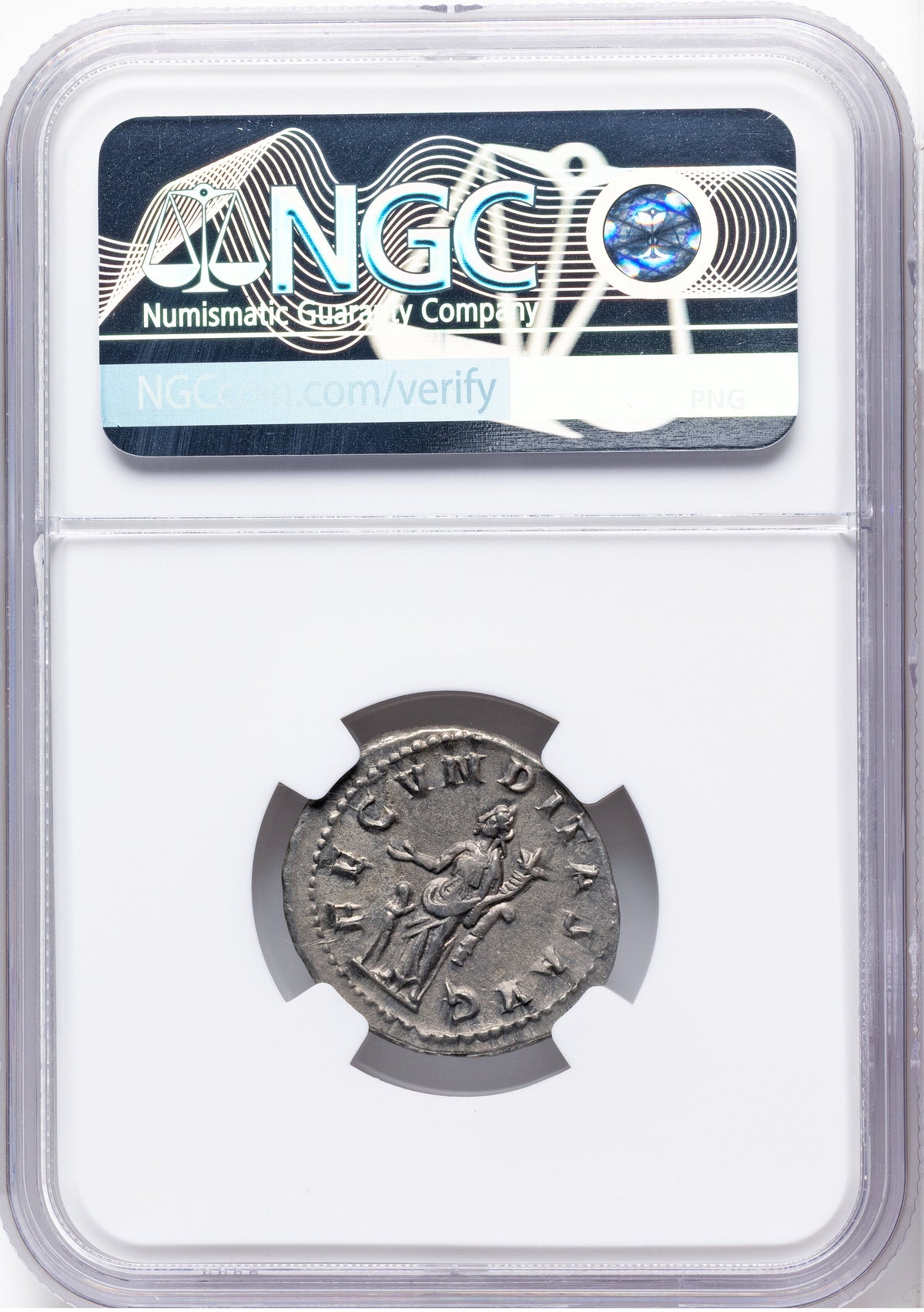 Roman Empire - Herennia Etruscilla - Silver Double-Denarius - NGC Ch XF