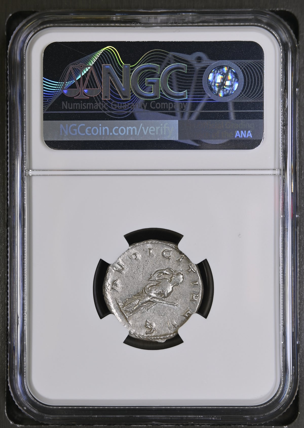 Roman Empire - Herennia Etruscilla - Silver Double-Denarius - NGC Ch XF