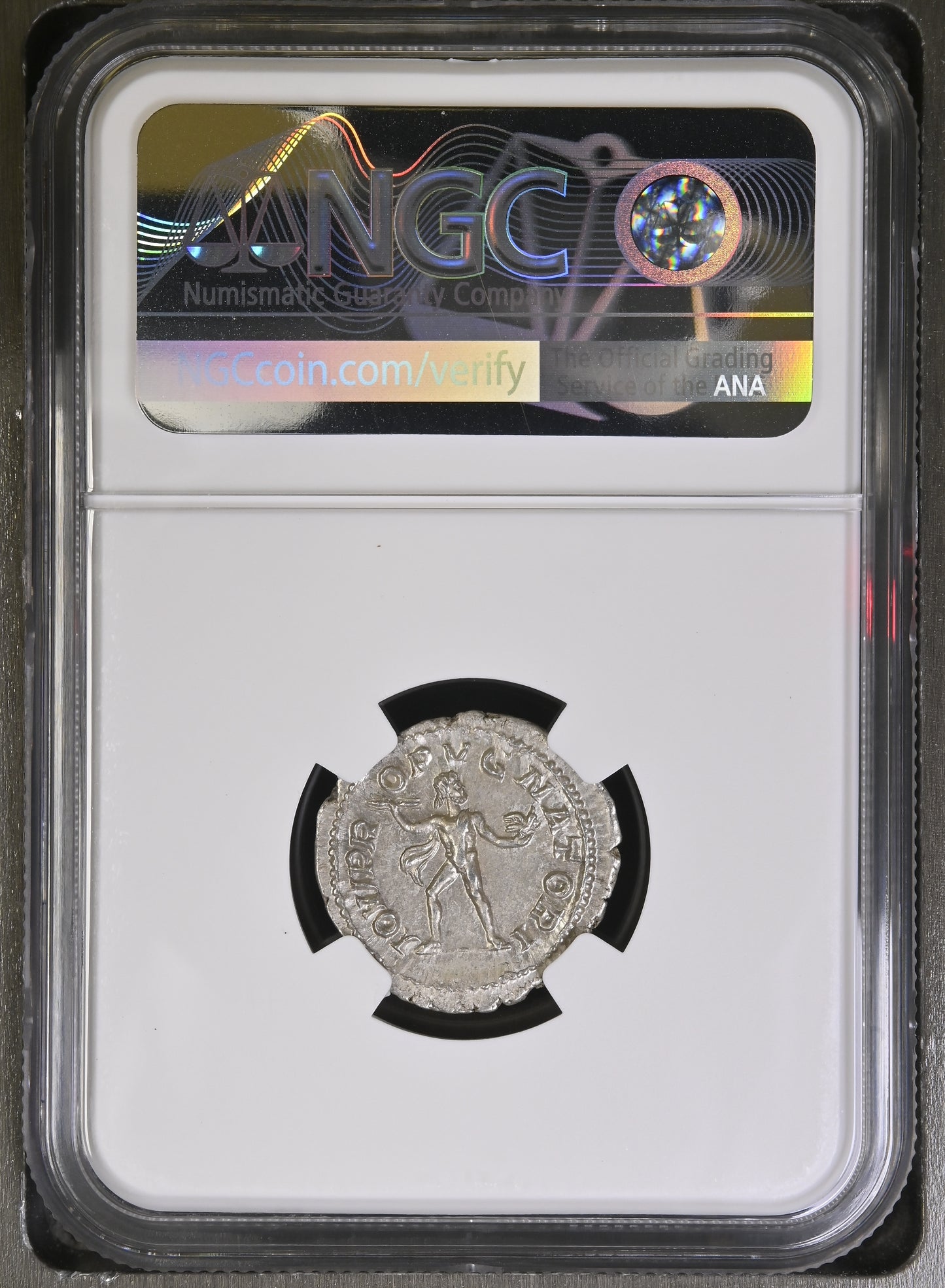Roman Empire - Severus Alexander - Silver Denarius - NGC Ch AU