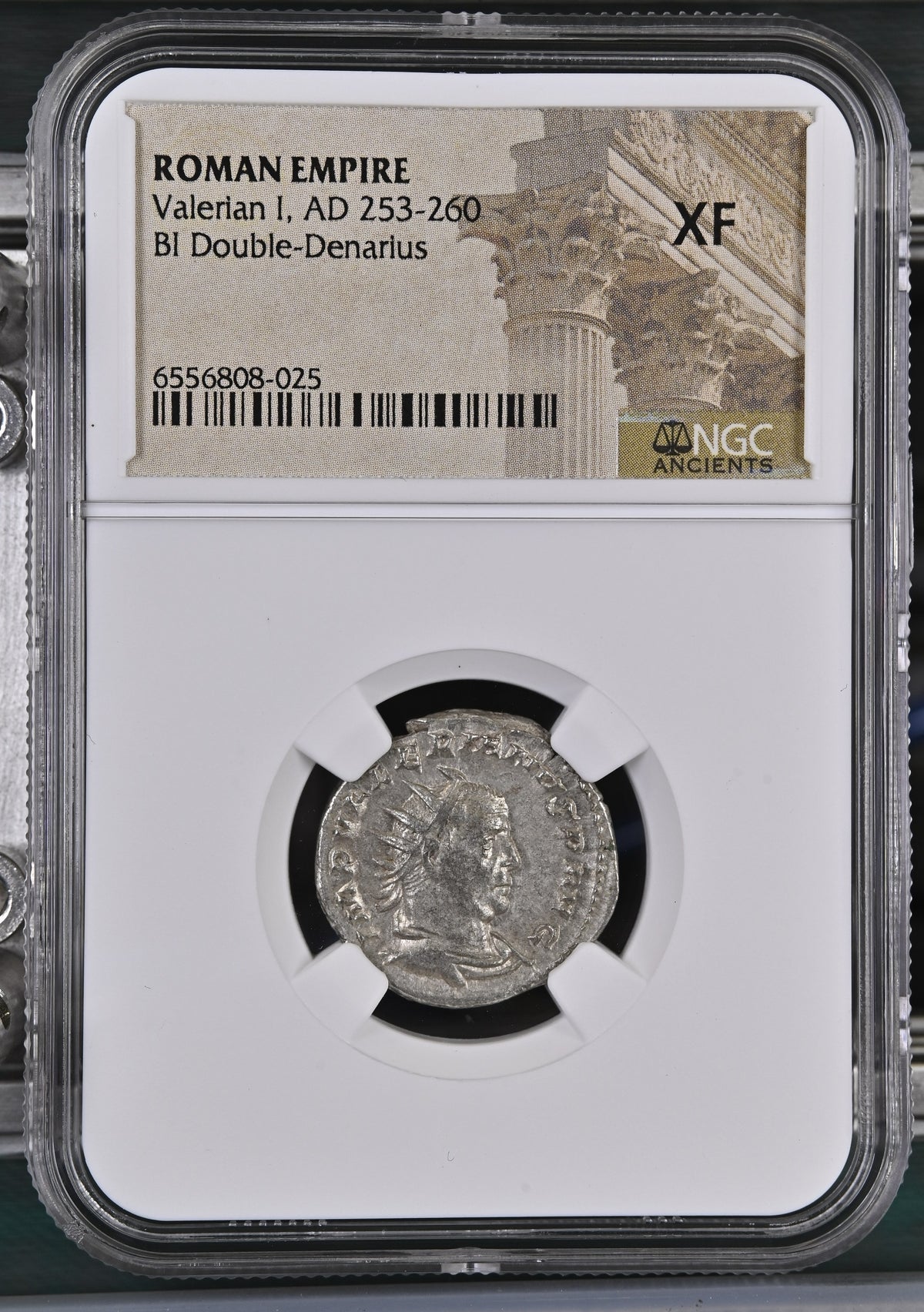 Roman Empire - Valerian I - Billon Double-Denarius - NGC XF