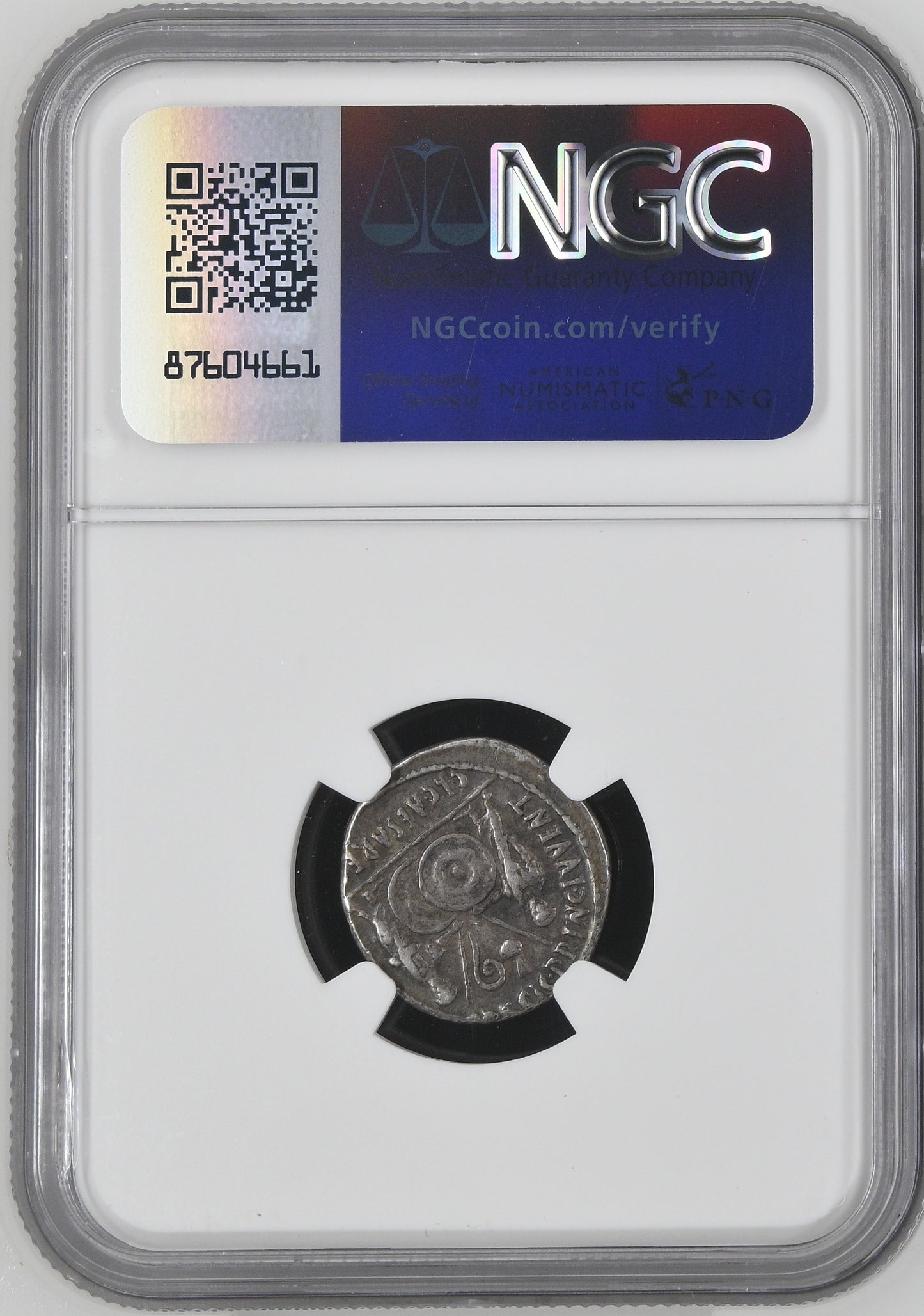 Roman Empire - Augustus - Silver Denarius - NGC Ch VF - RIC:207