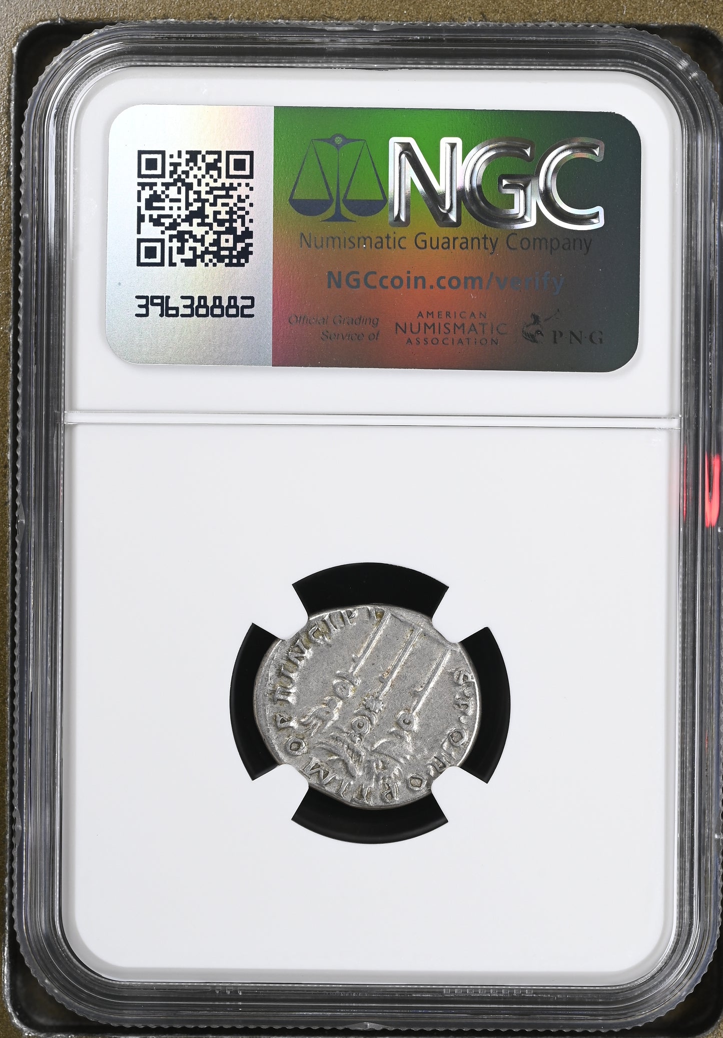 Roman Empire - Trajan - Silver Denarius - NGC VF - RIC:295