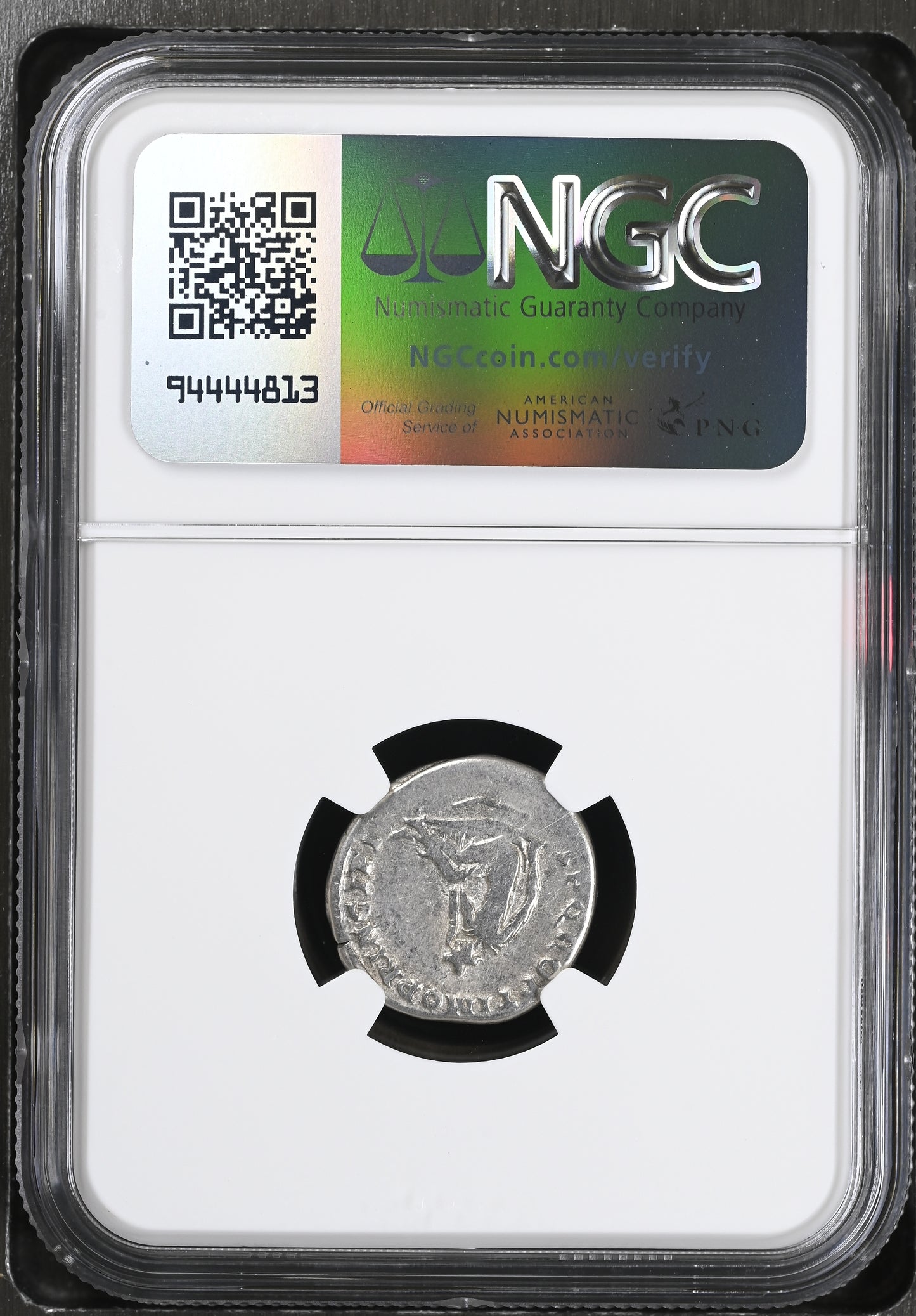 Roman Empire - Trajan - Silver Denarius - NGC F - RIC:218