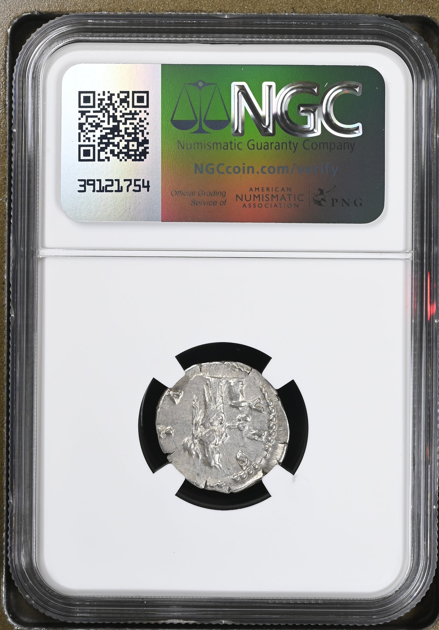 Roman Empire - Lucilla - Silver Denarius - NGC Ch VF - RIC:788