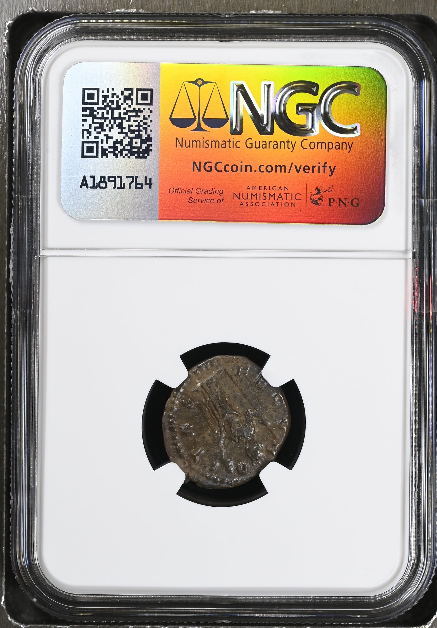 Roman Empire - Faustina II - Silver Denarius - NGC VF