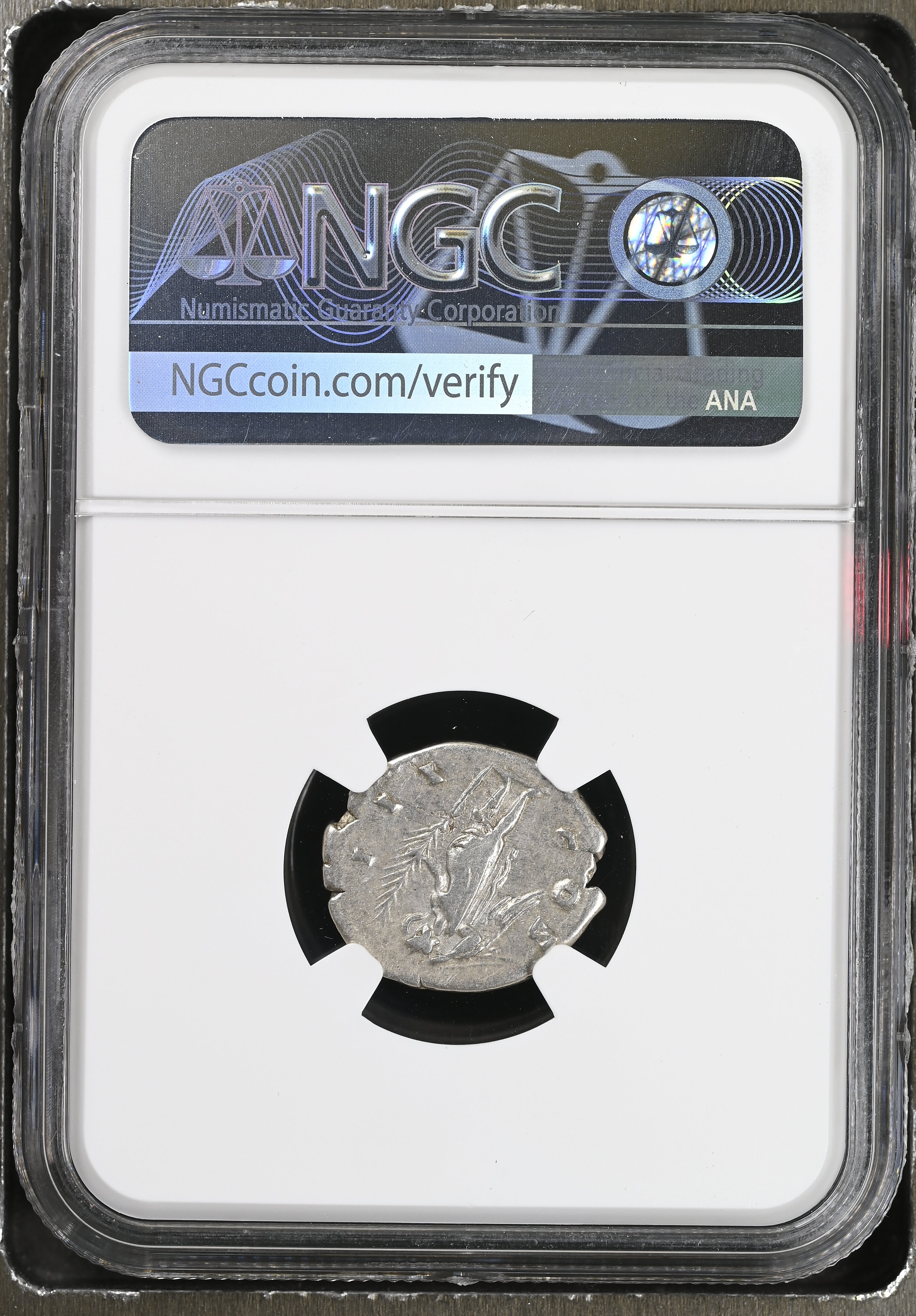 Roman Empire - Hadrian - Silver Denarius - NGC Ch VF - RIC:848