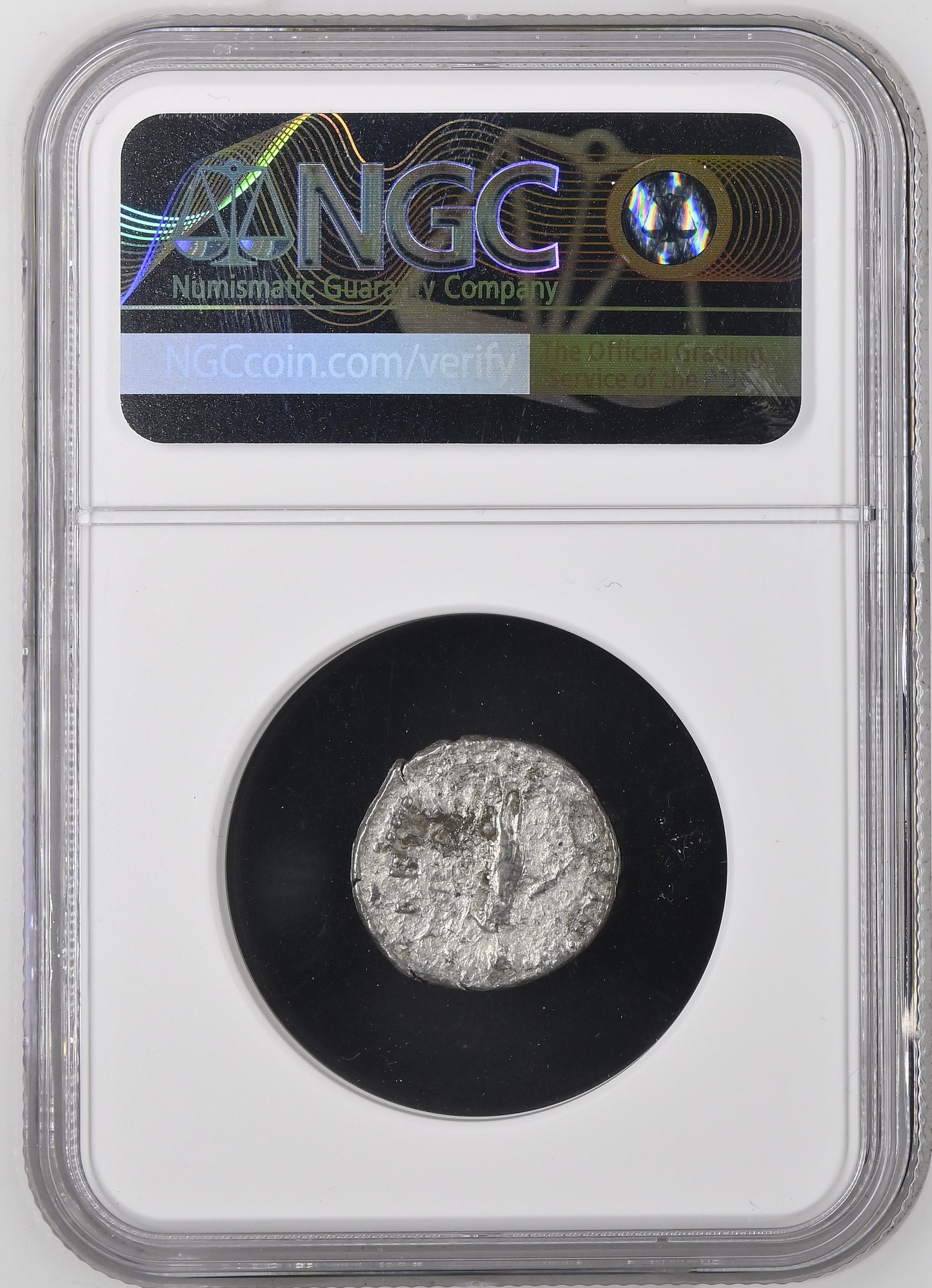 Roman Empire - Hadrian - Silver Denarius - NGC Ch VF