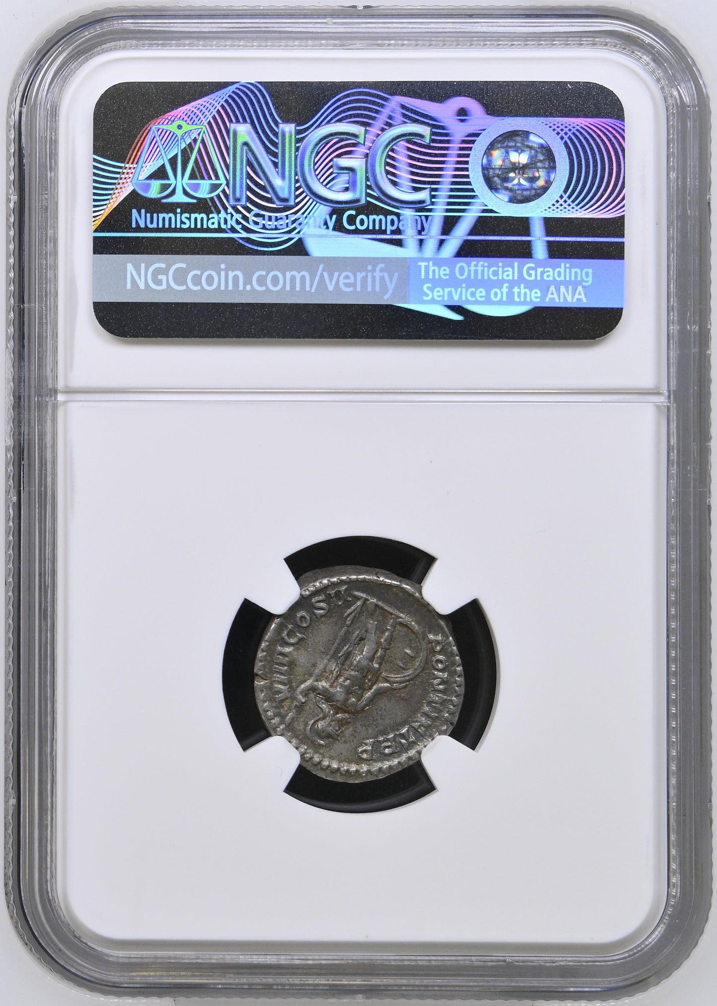 Roman Empire - Caracalla - Silver Denarius - NGC XF - RIC:83a