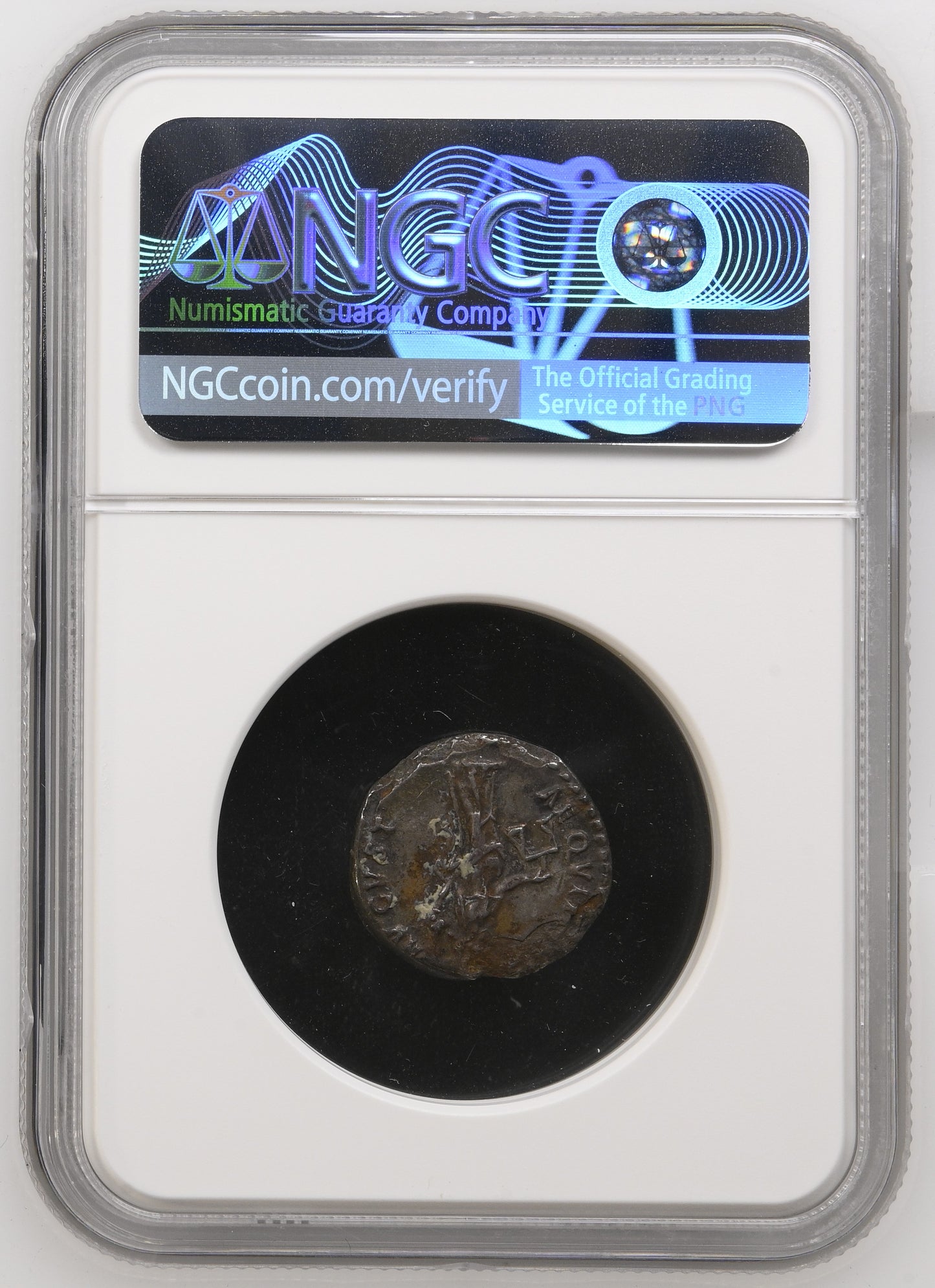 Roman Empire - Nerva - Silver Denarius - NGC XF- RIC:6