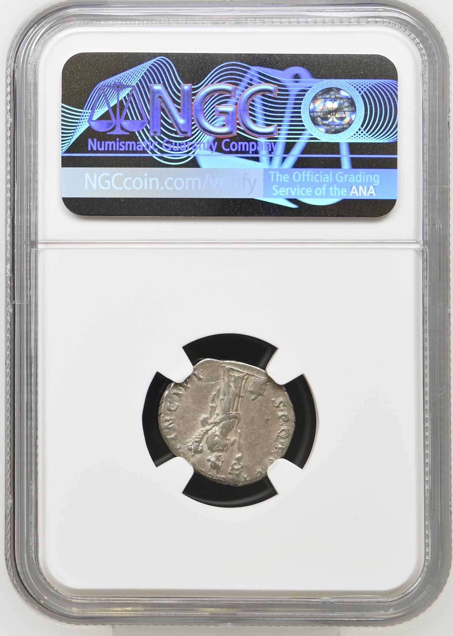 Roman Empire - Trajan - Silver Denarius - NGC XF - RIC:174