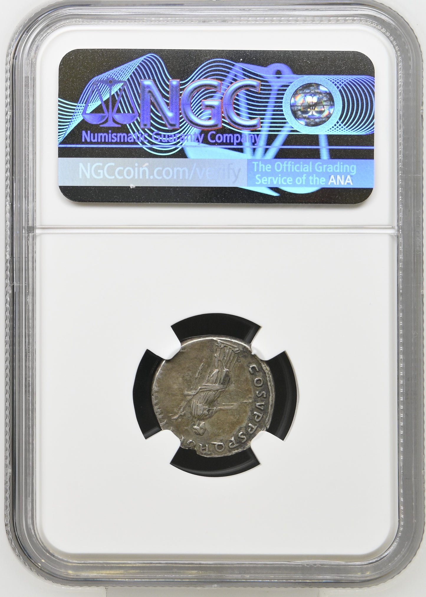 Roman Empire - Trajan - Silver Denarius - NGC Ch VF - RIC:121
