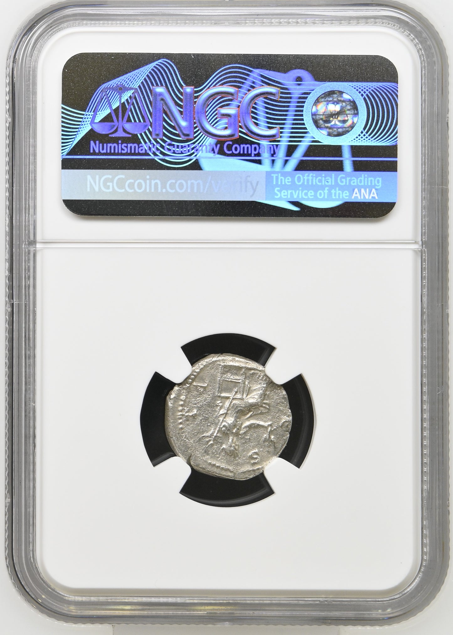 Roman Empire - Sabina - Silver Denarius - NGC XF - RIC:410